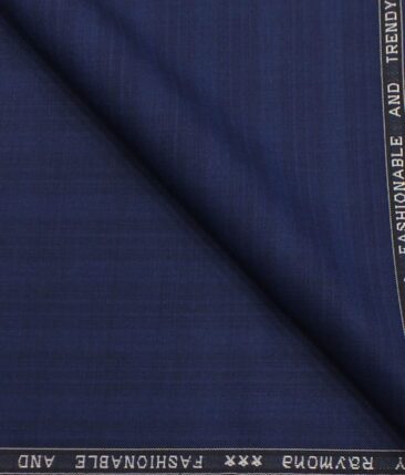 J.Hampstead Men's 45% Wool Striped Super 100's Unstitched Trouser Fabric  (Dark Wine)