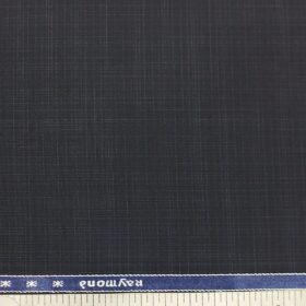 Raymond Dark Purple Self Checks Design Poly Viscose Trouser or 3 Piece Suit Fabric (Unstitched - 1.25 Mtr)