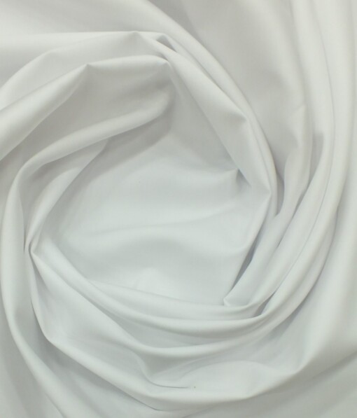 Giza House by Soktas White 100% Giza Cotton 2 Ply Solid Shirt Fabric (1.60 M)