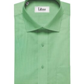 Solino Light Lime Green 100% Giza Cotton Oxford Shirt Fabric (1.60 M)