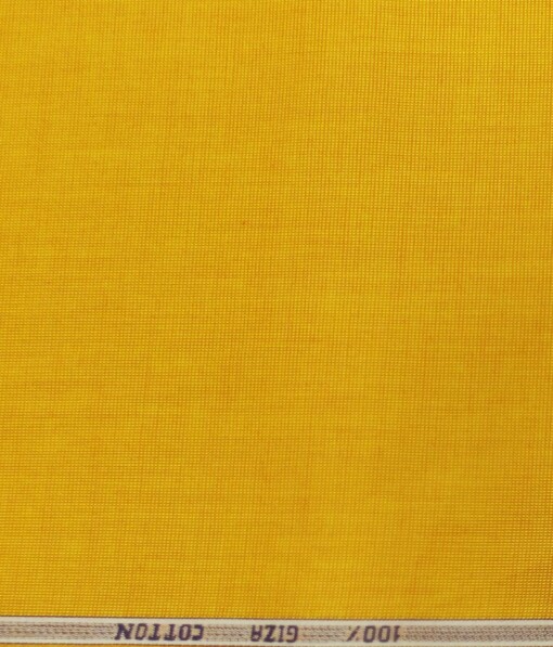 Solino Merigold Bright Orange 100% Giza Cotton Oxford Shirt Fabric (1.60 M)