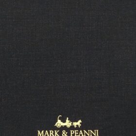 Mark & Peanni Black Shiny Sparkle Terry Rayon Party Wear Unstitched Fabric (1.25 Mtr) For Trouser
