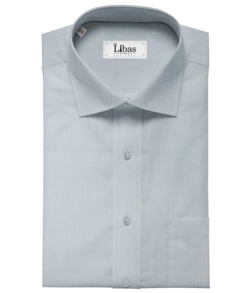 Raymond Cerulean Blue 100% Premium Cotton End to End Weave Shirt Fabric (1.60 M)