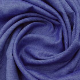 Raymond Blue 100% Pure Linen Self Design Premium Unstitched Trouser Fabric (1.30 M)
