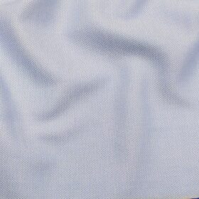Cadini Italy Skyblue 100% Giza Cotton Dotted Structured Shirt Fabric (1.60 M)
