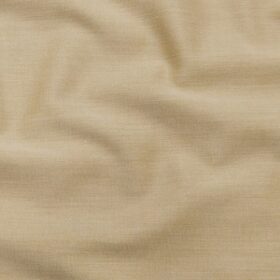 Fabio Rossini Oat Beige 100% Egyptian Giza Cotton Solid Shirt Fabric (1.60 M)