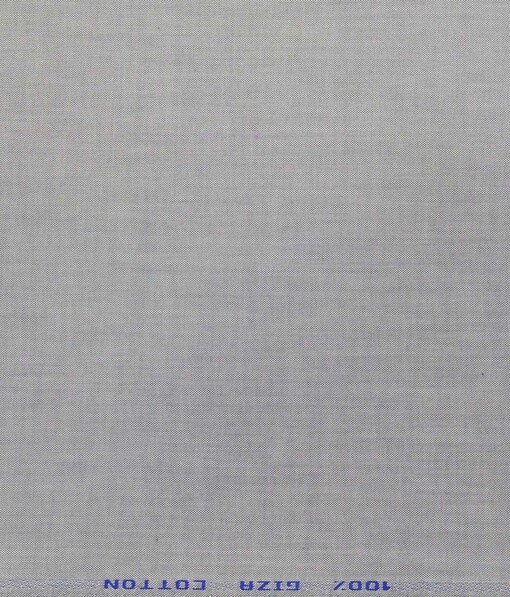 Tessitura Monti Light Grey 100% Giza Cotton Pin Point Oxford Shirt Fabric (1.60 M)