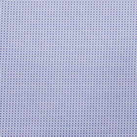 Monza White & Blue 100% Premium Cotton Oxford Weave Shirt Fabric (1.60 M)