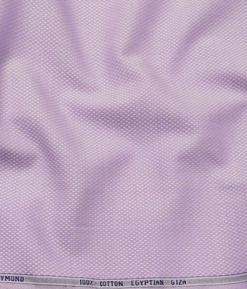 Raymond Lavnder Purple 100% Egyptian Giza Cotton Structured Shirt Fabric (1.60 M)