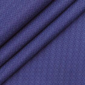 Raymond Dark Royal Blue 100% Giza Cotton Structured Shirt Fabric (1.60 M)