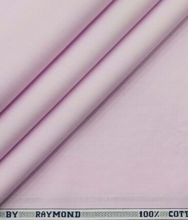 Raymond Blush Pink 100% Cotton Fil-a-Fil Solid Shirt Fabric (1.60 M)