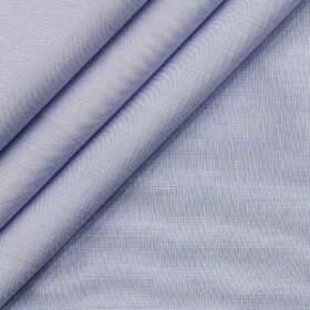 Raymond Light Blue 100% Cotton Fil-a-Fil Solid Shirt Fabric (1.60 M)
