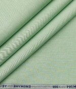 Raymond Light Fern Green 100% Premium Cotton Pin Point Oxford Solid Shirt Fabric (1.60 M)