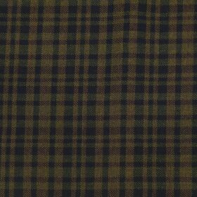 Raymond Brown Checks 100% Pure Wool Thick Tweed Jacketing & Blazer Fabric (Unstitched - 2.20 Mtr)