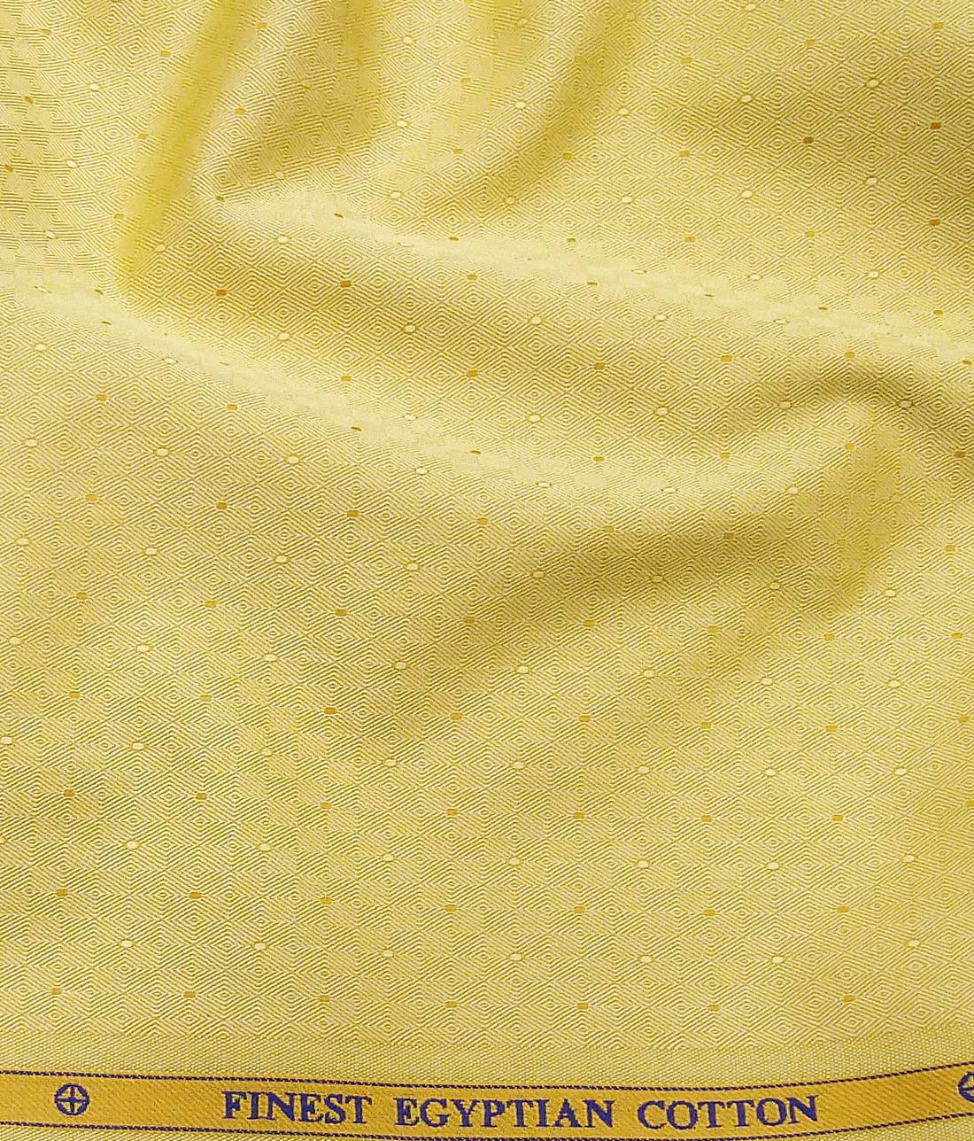 Giza House by Soktas Tuscan Yellow 100% Egyptian Giza Cotton Jacquard Shirt Fabric (1.60 M)