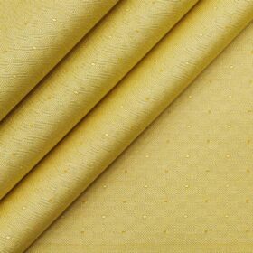 Giza House by Soktas Tuscan Yellow 100% Egyptian Giza Cotton Jacquard Shirt Fabric (1.60 M)