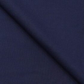 Augustus Dark Royal Blue Structured Unstitched Terry Rayon Suiting Fabric