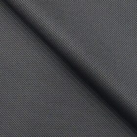 Don & Julio Grey Royal Oxford Structure Unstitched Terry Rayon Suiting Fabric