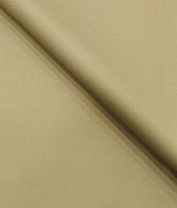 Mark & Peanni Oat Beige Solid Unstitched Terry Rayon Suiting Fabric