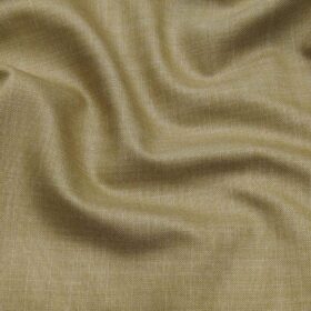 Raymond Biscostti Beige 17% Merino Wool Self Design Unstitched Suiting Fabric