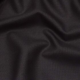 J.Hamsptead by Siyaram's Dark Wine Polyester Viscose Self Strucutred Unstitched Suiting Fabric