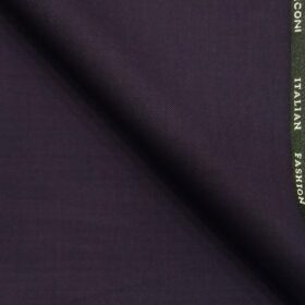 Marconi by Siyaram's Dark Purple Terry Rayon Solids Unstitched Suiting Fabric