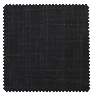 Raymond Blackish Grey Polyester Viscose Self Design Unstitched Suiting Fabric
