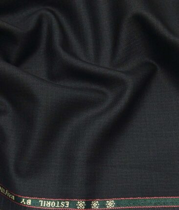 Raymond Greyish Black Polyester Viscose Self Design Unstitched Suiting Fabric
