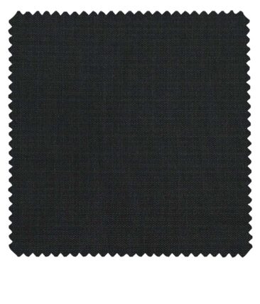 Raymond Greyish Black Polyester Viscose Self Design Unstitched Suiting Fabric