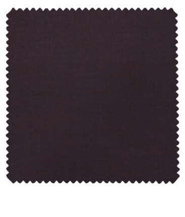 Siyaram's Dark Wine Terry Rayon Self Broad Checks Unstitched Suiting Fabric