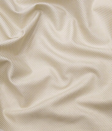 Exquisite Light Brown Poly Cotton Structured Shirt Fabric (2.40 M)