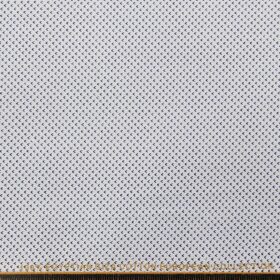 Nemesis White 100% Giza Cotton Printed Shirt Fabric (1.60 M)