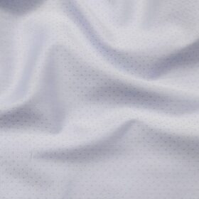 Soktas Sky Blue 100% Giza Cotton Self Dobby Shirt Fabric (1.60 M)