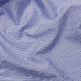 Soktas Light Blue 100% Egyptian Giza Cotton Super 120's 2 Ply Self Design Shirting Fabric