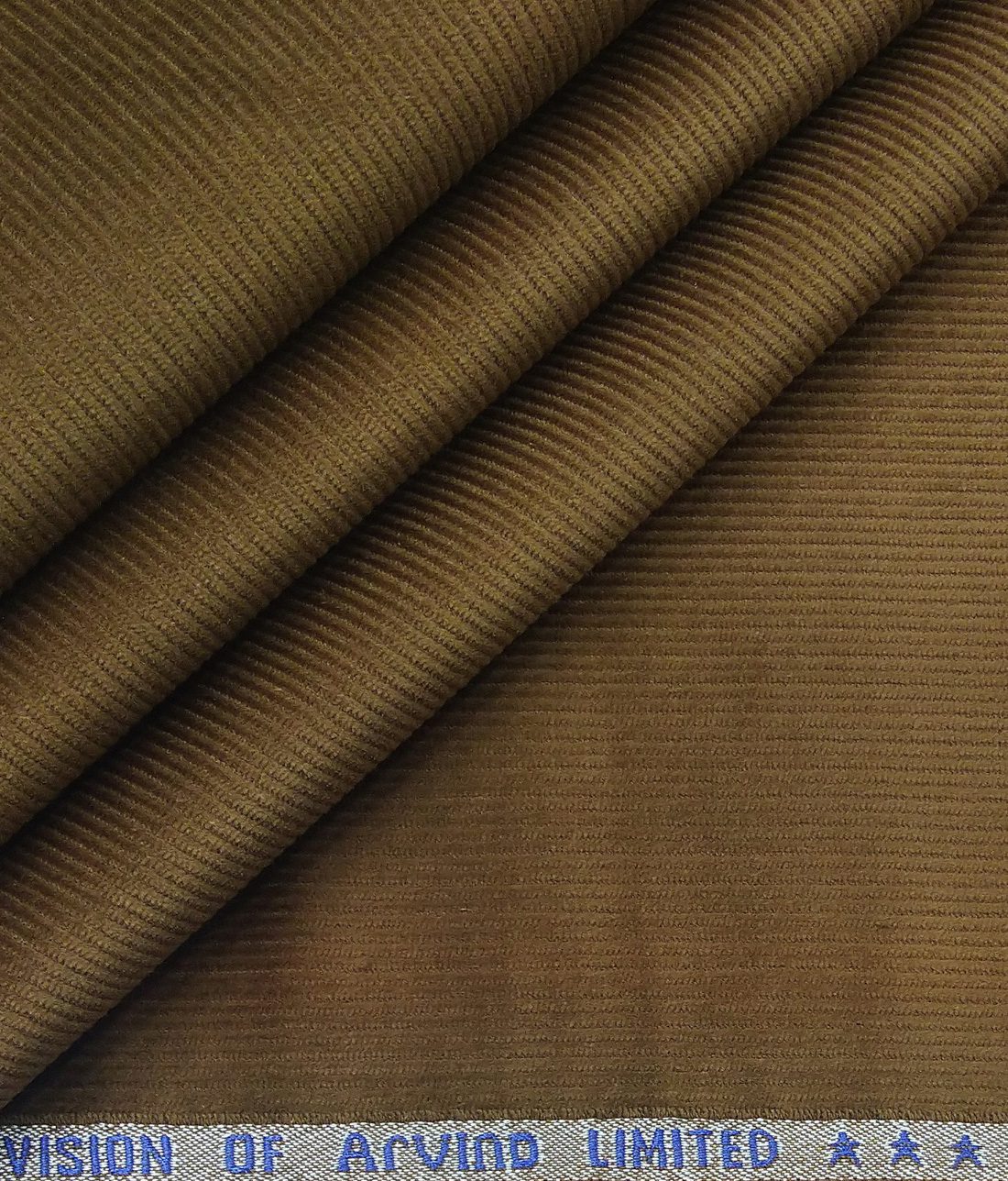Bottle Green Corduroy Fabric | Green Cotton Cord Material