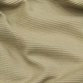 Arvind Men's Non Stretchable Unstitched Corduroy Trouser Fabric (Mouse Beige