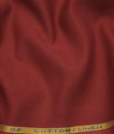 Arvind Men's 50% Cotton 50% Linen Self Design Shirting Fabric - Image 3