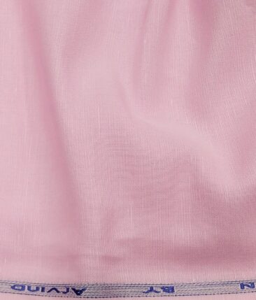 Arvind Men's 50% Cotton 50% Linen Self Design Shirting Fabric - Image 5