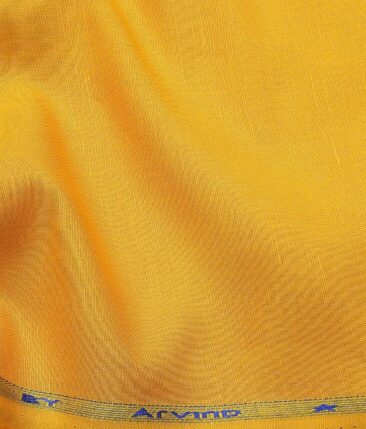 Arvind Men's 50% Cotton 50% Linen Self Design Shirting Fabric - Image 6
