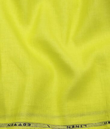 Arvind Men's 50% Cotton 50% Linen Self Design Shirting Fabric - Image 7