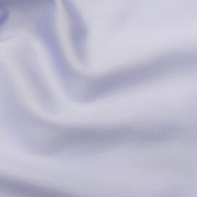 Birla Century Men's Light Sky Blue 80's Pure Supima Cotton Solid Satin Shirt Fabric (1.60 M)
