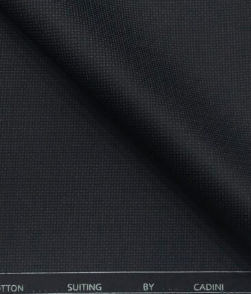 Cadini Italy by Siyaram's Men's 100% Cotton Unstitched Chino's Printed Trouser Fabric - Image 4