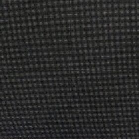 Raymond Black Polyester Viscose Grey Structured Unstitched Suiting Fabric - 3.75 Meter