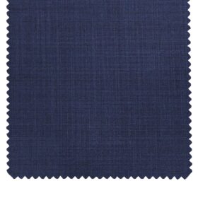 Raymond Royal Blue Polyester Viscose Self Design Unstitched Suiting Fabric - 3.75 Meter