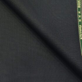 Raymond Dark Sea Green Polyester Viscose Self Structured Unstitched Suiting Fabric - 3.75 Meter