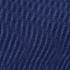 Raymond Bright Royal Blue Polyester Viscose Dotted Strcuture Unstitched Suiting Fabric - 3.75 Meter