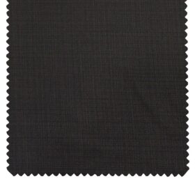 Raymond Black Polyester Viscose Self Design Unstitched Suiting Fabric - 3.75 Meter