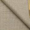 Raymond Beige Polyester Viscose Houndstooth Strcuture Unstitched Suiting Fabric - 3.75 Meter