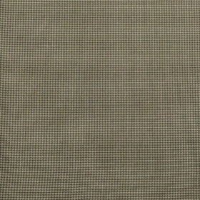 Raymond Light Oyster Polyester Viscose Houndstooth Strcuture Unstitched Suiting Fabric - 3.75 Meter