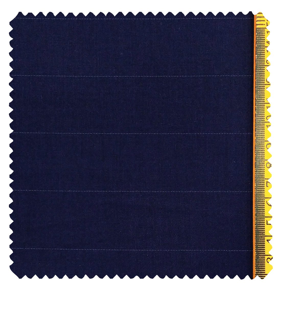Cadini Italy Men's by Siyaram's Dark Royal Blue Exotic Terry Rayon Pin Stripes Unstitched Suiting Fabric - 3.75 Meter